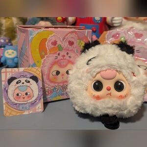 Baby Three: Big Head Zipper Pouch - Confirmed: Panda